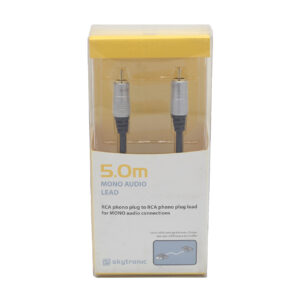 Skytronic Lead Hi-End RCA Plug to RCA Plug 5m