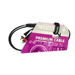 Tecnix Male Mini Jack to Audio RCA Cable - 1.5 Meter