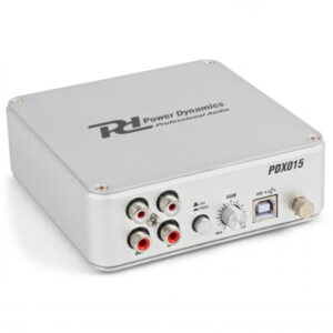 Power Dynamics - PDX015 USB PHONO PRE-AMPLIFIER (Open Box)