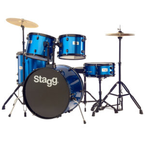 Stagg 5PC Drum set 22" + HW/Cym/Throne