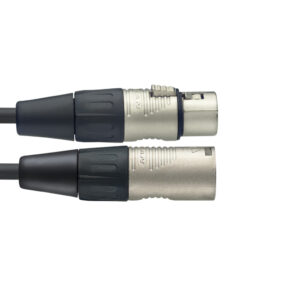 STAGG XLR-XLR Microphone Cable with Rean connectors - 1M