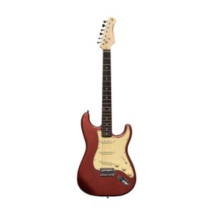 STAGG Standard "S" Electric Guitar - Candy Apple Red