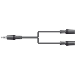 Avlink - 1.2M 3.5mm STEREO PLUG  - 2 x 3.5mm STEREO SOCKETS SPLITTER LEAD
