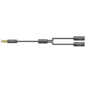Avlink - 0.5M PRECISION SPLITTER LEAD - 3.5MM TRRS JACK PLUG - HEADPHONE & MIC SOCKETS