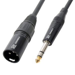 PDC CX44-3 SIGNAL LEAD XLR MALE  - 6.3MM STEREO MALE 3M