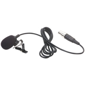 POWER DYNAMICS PDT1 LAPEL MICROPHONE BLACK MINI XLR