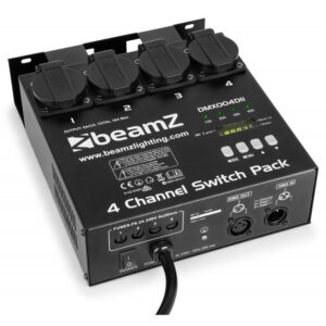 BEAMZ DMX SWITCH PACK II 4 CHANNEL (Open Box)