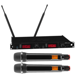 JTS UF-20R/JSS-20 DUAL HANDHELD MICROPHONE TRUE DIVERSITY UHF 624-694MHz