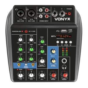 VONYX VMM-100 MUSIC MIXER 3-CH DSP/BT/USB