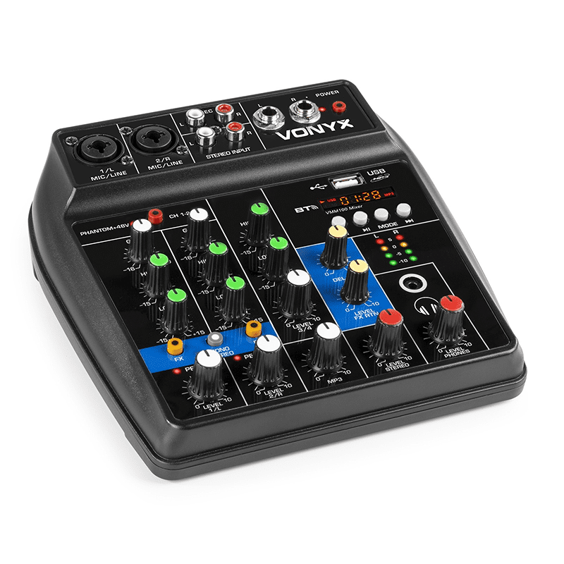 VONYX VMM-100 MUSIC MIXER 3-CH DSP/BT/USB - Image 2