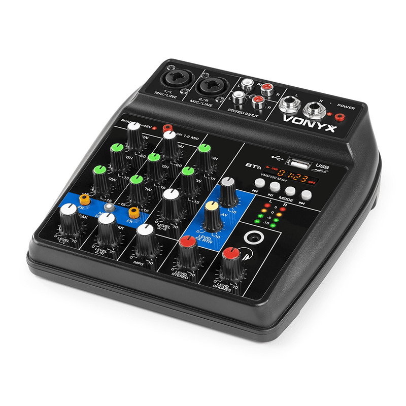 VONYX VMM-100 MUSIC MIXER 3-CH DSP/BT/USB - Image 4