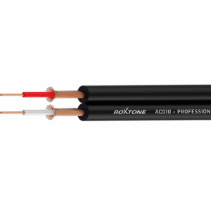 ROXTONE FLAT AUDIO CABLE 1mm 100M BLACK