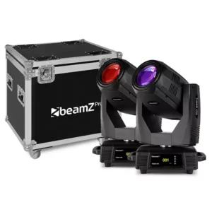 BEAMZPRO TIGER17R MOVING HEAD BEAM-SPOT-WASH 350W [2 IN A FLIGHTCASE]