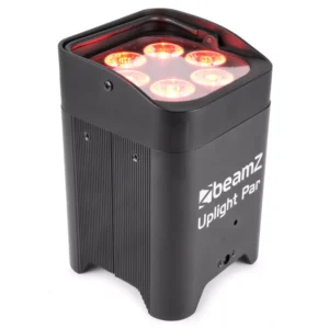 BEAMZ BBP96 LED BATTERY UPLIGHT PAR IP20 6x 12W RGBAWUV