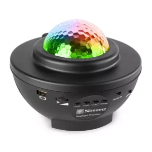 BEAMZ SKYNIGHT PROJECTOR WITH RED AND GREEN STARS 2x 3W RGBW