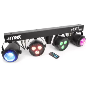BEAMZ PARTYBAR1 2x LED PAR AND 2x JELLY MOON 14x 3W RGBW