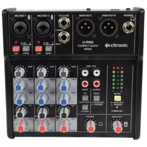 CITRONIC - QTX - U-PAD COMPACT MUSIC MIXER USB INTERFACE