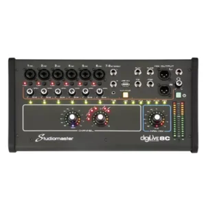 STUDIOMASTER - DIGILIVE8C 8 CH DIGITAL CONSOLE