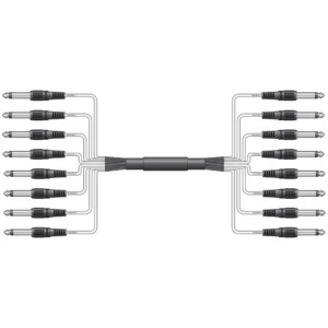 CHORD - 8 WAY WIRING - 6.3mm MONO JACK