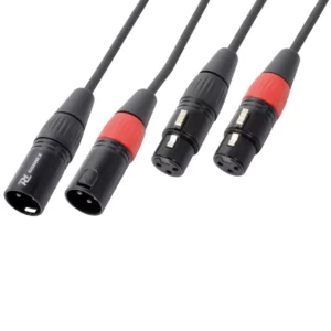 PDC - CX60-05 - 0.5M - 2 X XLR MALE  - 2 X XLR SOCKET LEAD