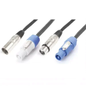 PDC CX06-5 POWER/SIGNAL LEAD POWERCON B/ XLR MALE  - POWERCON A/ XLR FEMALE 5M