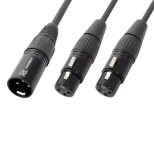 PDC CX142 SIGNAL LEAD XLR MALE  - 2X XLR FEMALE 0.5M