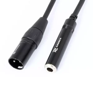 PDC CX130 SIGNAL LEAD XLR MALE  - 6.3MM MONO FEMALE 0.15M
