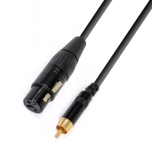 PDC CX136 SIGNAL LEAD XLR FEMALE  - RCA MALE 0.15M