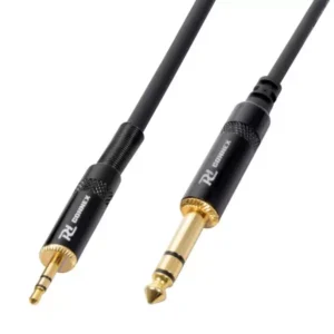 PDC CX82-1 SIGNAL LEAD 3.5MM STEREO MALE  - 6.3MM STEREO MALE 1.5M