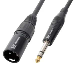 PDC CX44-1 SIGNAL LEAD XLR MALE  - 6.3MM STEREO MALE 1.5M