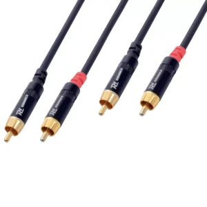 PDC CX94-3 SIGNAL LEAD 2X RCA MALE  - 2X RCA MALE 3M