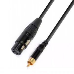 PDC CX54-3 SIGNAL LEAD XLR FEMALE  - RCA MALE 3M