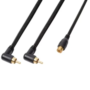 PDC CX142 SIGNAL LEAD RCA FEMALE  - 2X RCA MALE 0.3M