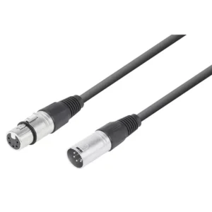 PDC CX102-6 DMX LEAD 5-PIN XLR MALE  - 5-PIN XLR FEMALE 6M