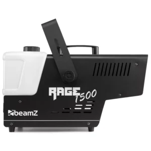 BEAMZ RAGE1500LED SMOKE MACHINE 1500W RGB 6x 9W WIRELESS REMOTE