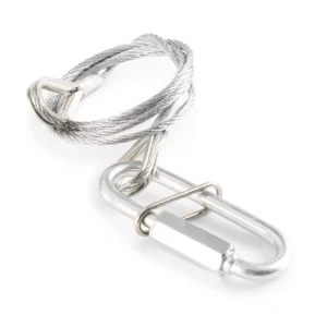 BEAMZ - SAF20 STEEL SAFETY CABLE 70CM X 2MM