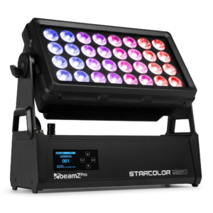 BEAMZPRO STARCOLOR1280 LED FLOOD LIGHT WASH IP65 32x 40W RGBW