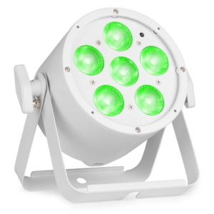 BEAMZPRO BAC322W LED PROPAR 6x 10W RGBALC WHITE EDITION