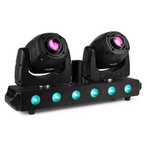 FUZE TWIN LED MOVING HEAD SPOT BAR 1x 75W  6x 15W RGBW