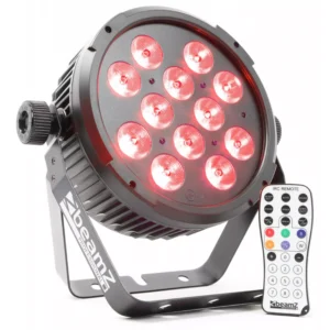 BEAMZ BT310 LED FLAT PAR IP20 12x 6W RGBA
