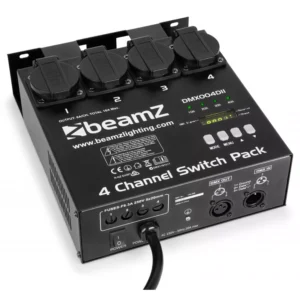 BEAMZ DMX SWITCH PACK II 4 CHANNEL