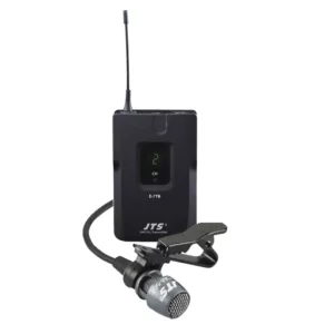 JTS E-7TB+CM-501 REPLACEMENT BODYPACK MICROPHONE DIVERSITY UHF 518-542 Mhz