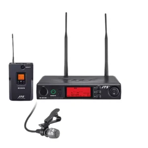 JTS RU-8011DB/RU-850LTB+CM-501 LAPEL MICROPHONE DIVERSITY UHF 614-650MHz