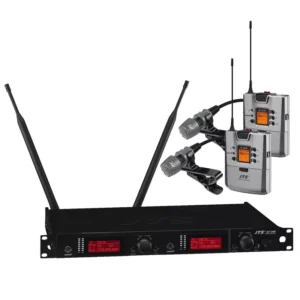 JTS UF-20R/UF-20TB+CM-501 DUAL LAPEL MICROPHONE TRUE DIVERSITY UHF 624-694MHz