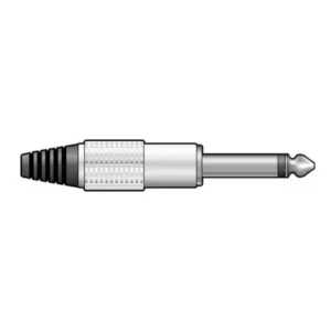 TVA CONNECTOR 6.3mm MONO MALE
