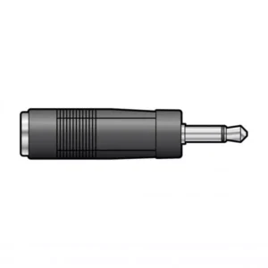 TVA ADAPTOR 6.3mm MONO FEMALE TO 3.5mm MONO MALE