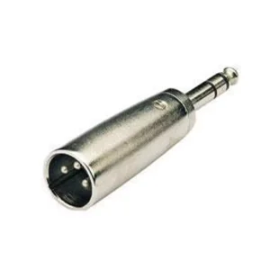 TVA ADAPTOR XLR MALE TO 6.3mm STEREO MALE