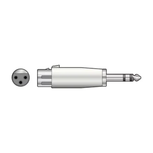 TVA ADAPTOR 6.3mm STEREO MALE TO XLR FEMALE
