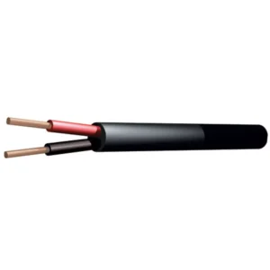 FILO RO1.0B SPEAKER CABLE 1.0MM BLACK ROUND 100M