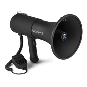 VONYX MEG075 MEGAPHONE 75W WITH RECORD SIREN USB BT